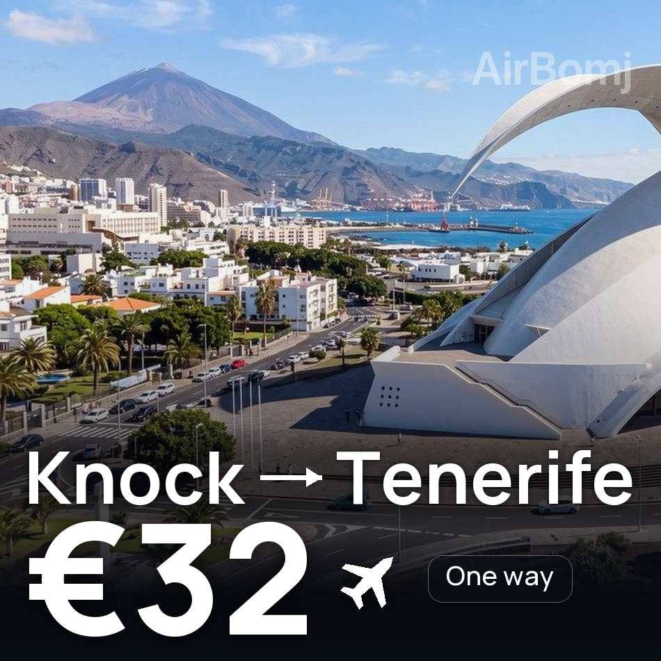 Flugticket: Knock — Teneriffa, €32