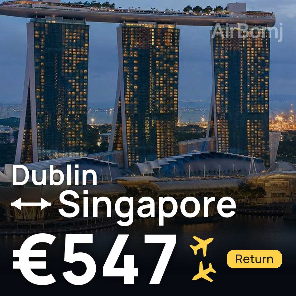 Flugticket: Dublin — Singapur, €547