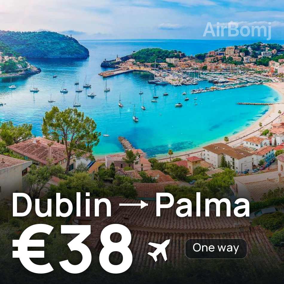 Flugticket: Dublin — Palma de Mallorca, €38