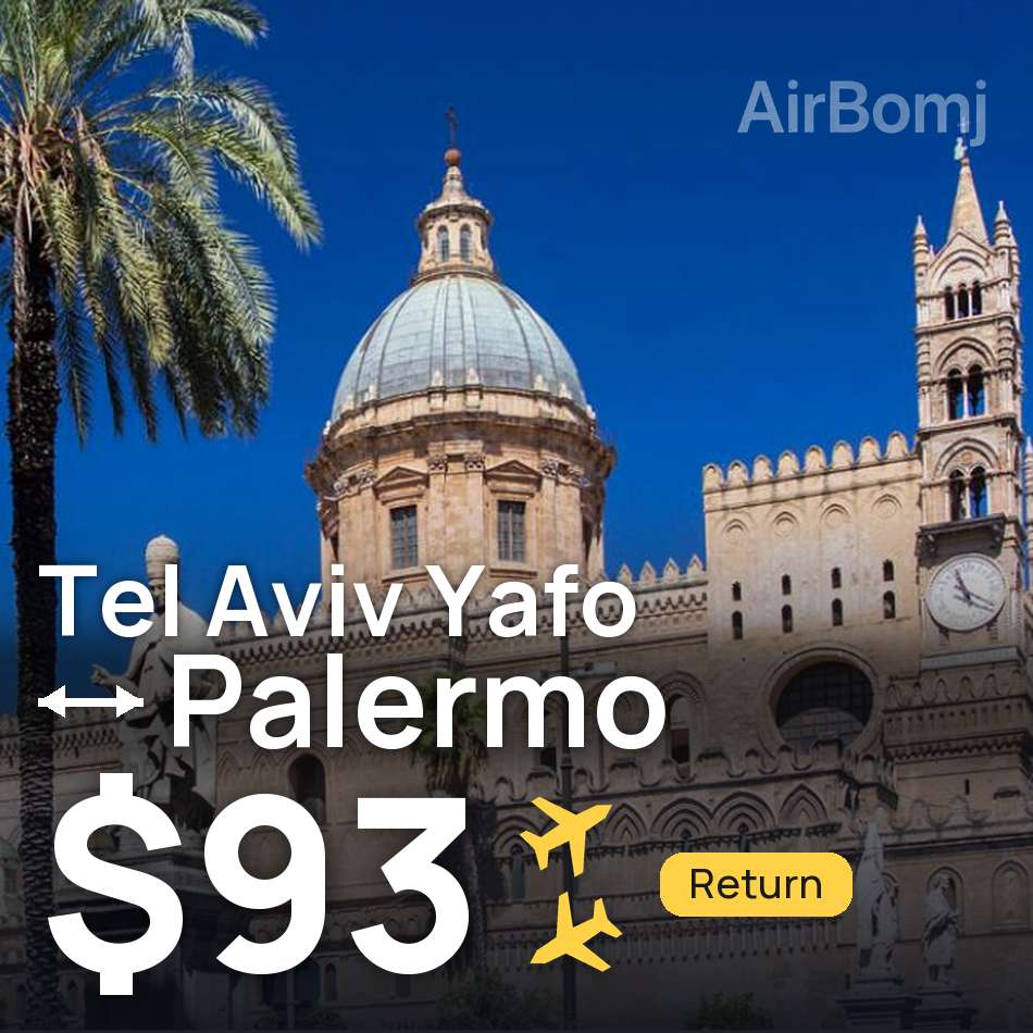 Flugticket: Tel Aviv Yafo — Palermo, $93
