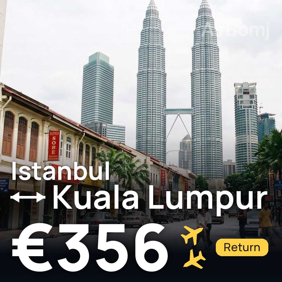 Flugticket: Istanbul — Kuala Lumpur, €356