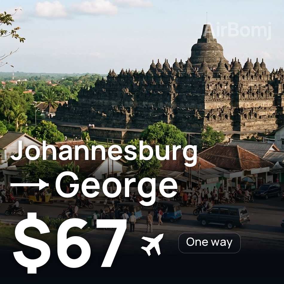 Biglietto aereo: Johannesburg — George, $67