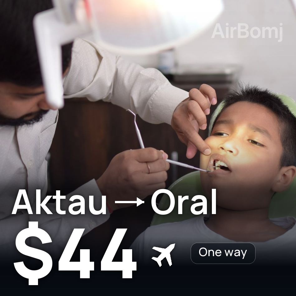 Flugticket: Aqtau — Uralsk, $44