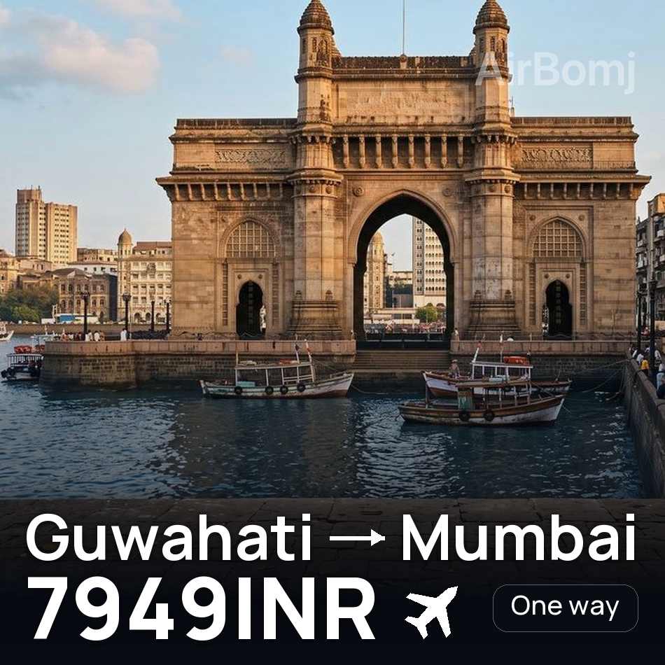 Biglietto aereo: Guwahati — Mumbai, 7949INR