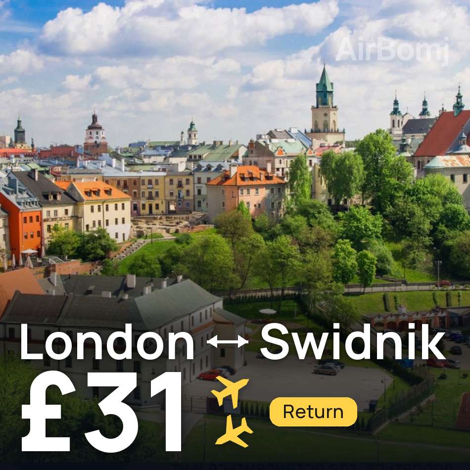 Biglietto aereo: Londra — Lublin, £31