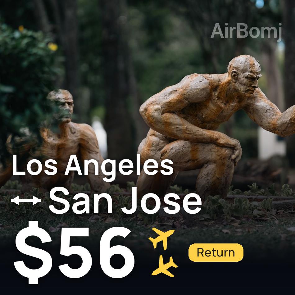 Billet d'avion : Los Ángeles — San José, $56