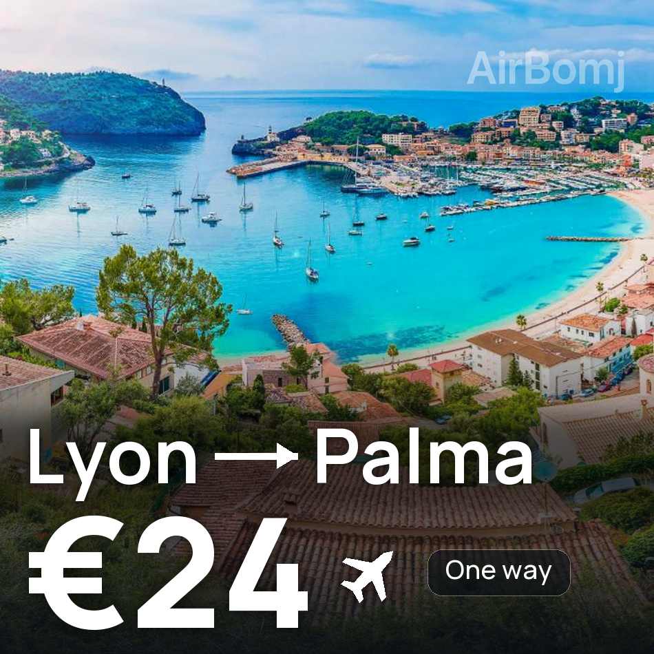 Uçak bileti: Lyon — Palma, €24