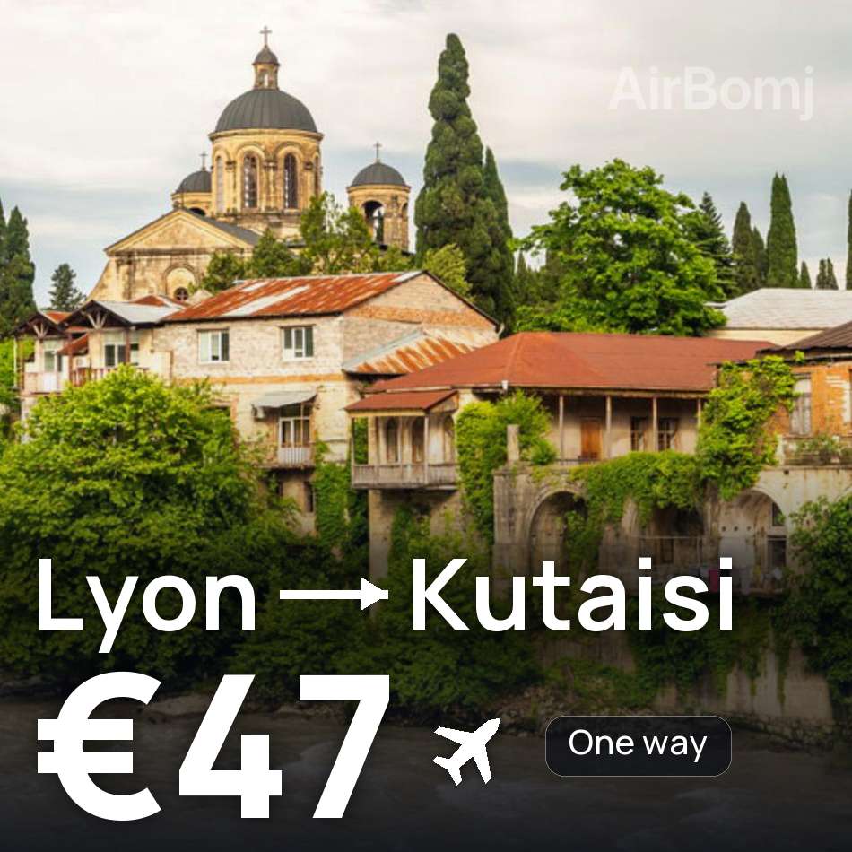 Uçak bileti: Lyon — Kutaisi, €47