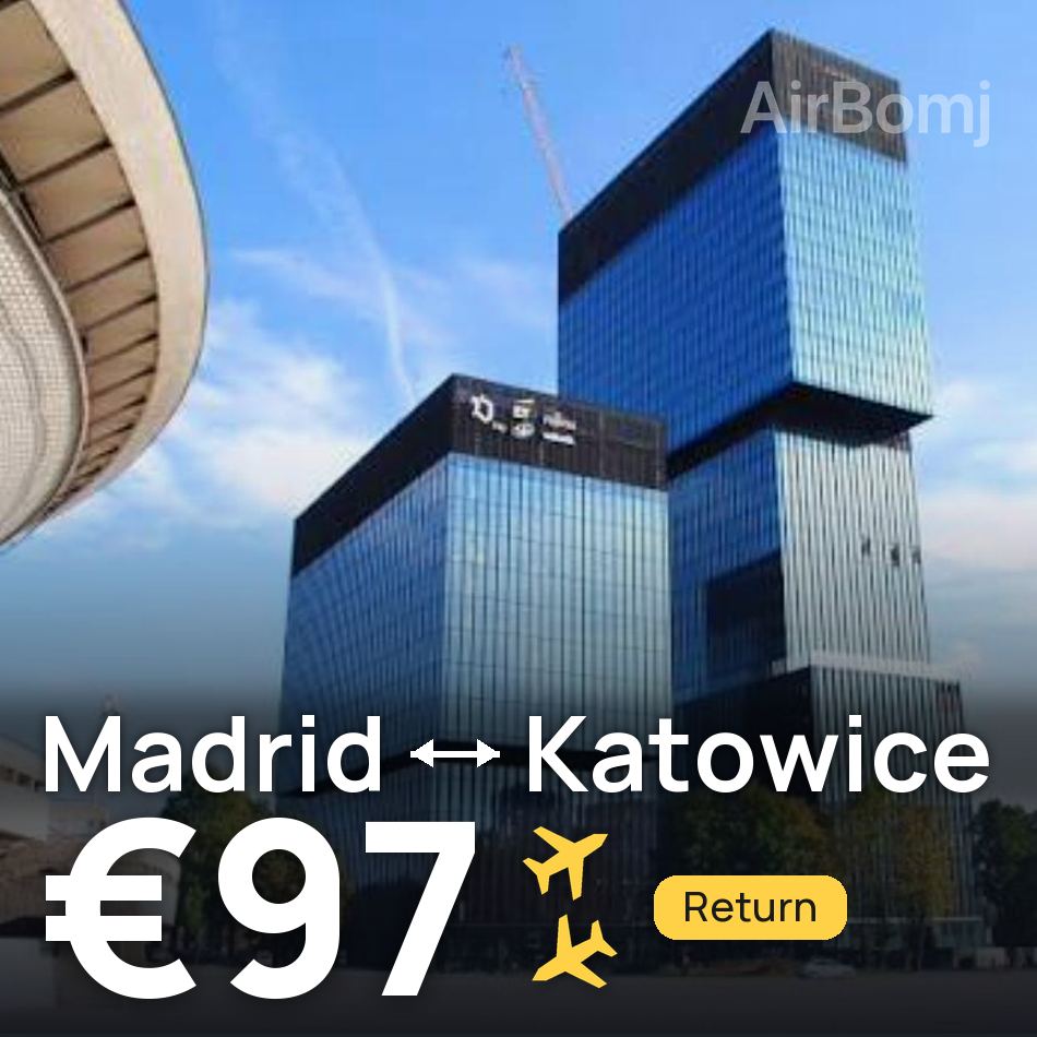 Biglietto aereo: Madrid — Katowice, €97