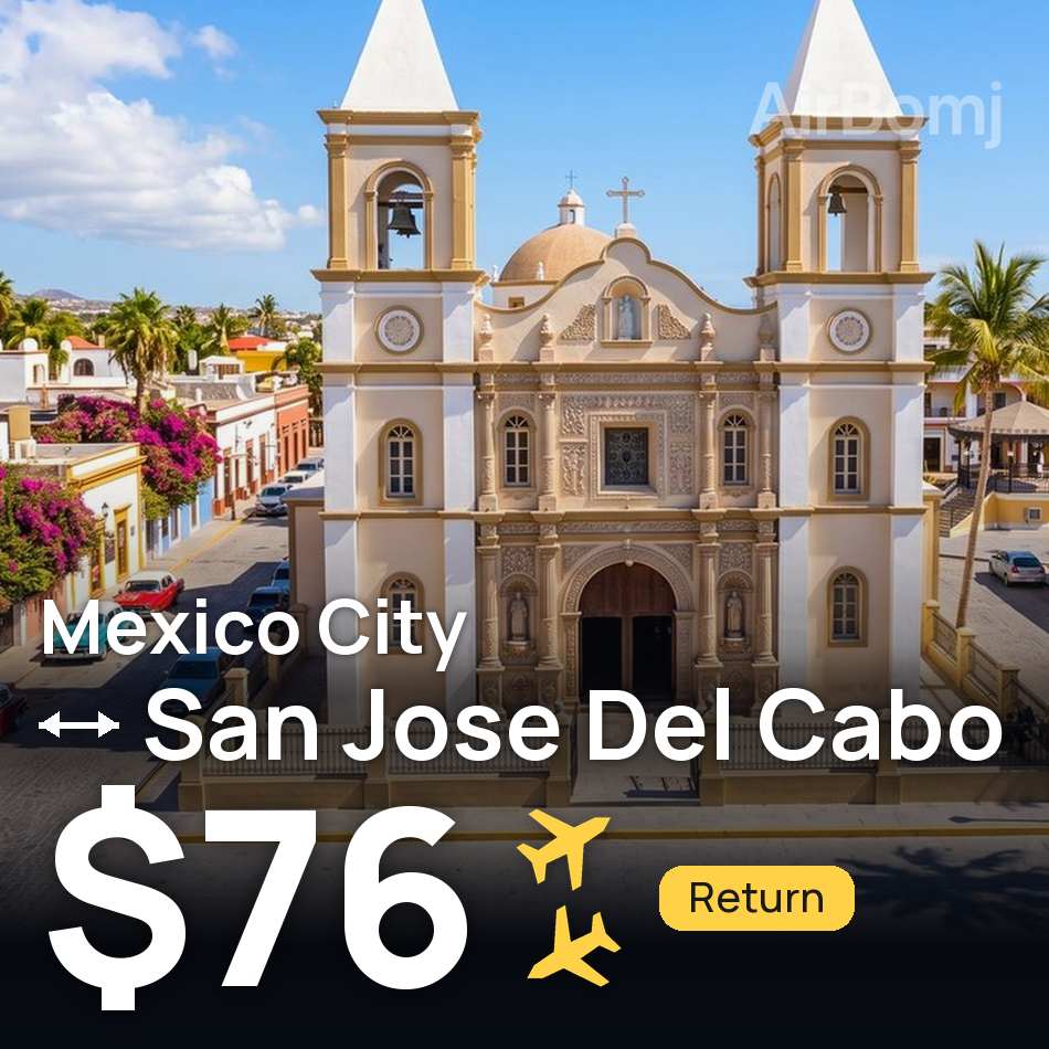 Bilet de avion: Mexico City — San Jose Del Cabo, $76