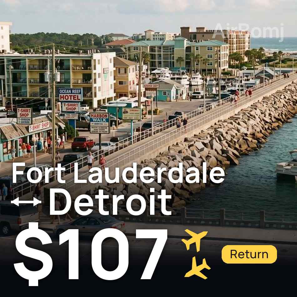 Biglietto aereo: Fort Lauderdale — Detroit, $107