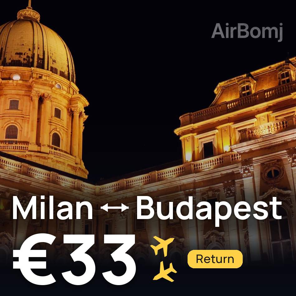 Billet d'avion : Milan — Buda, €33