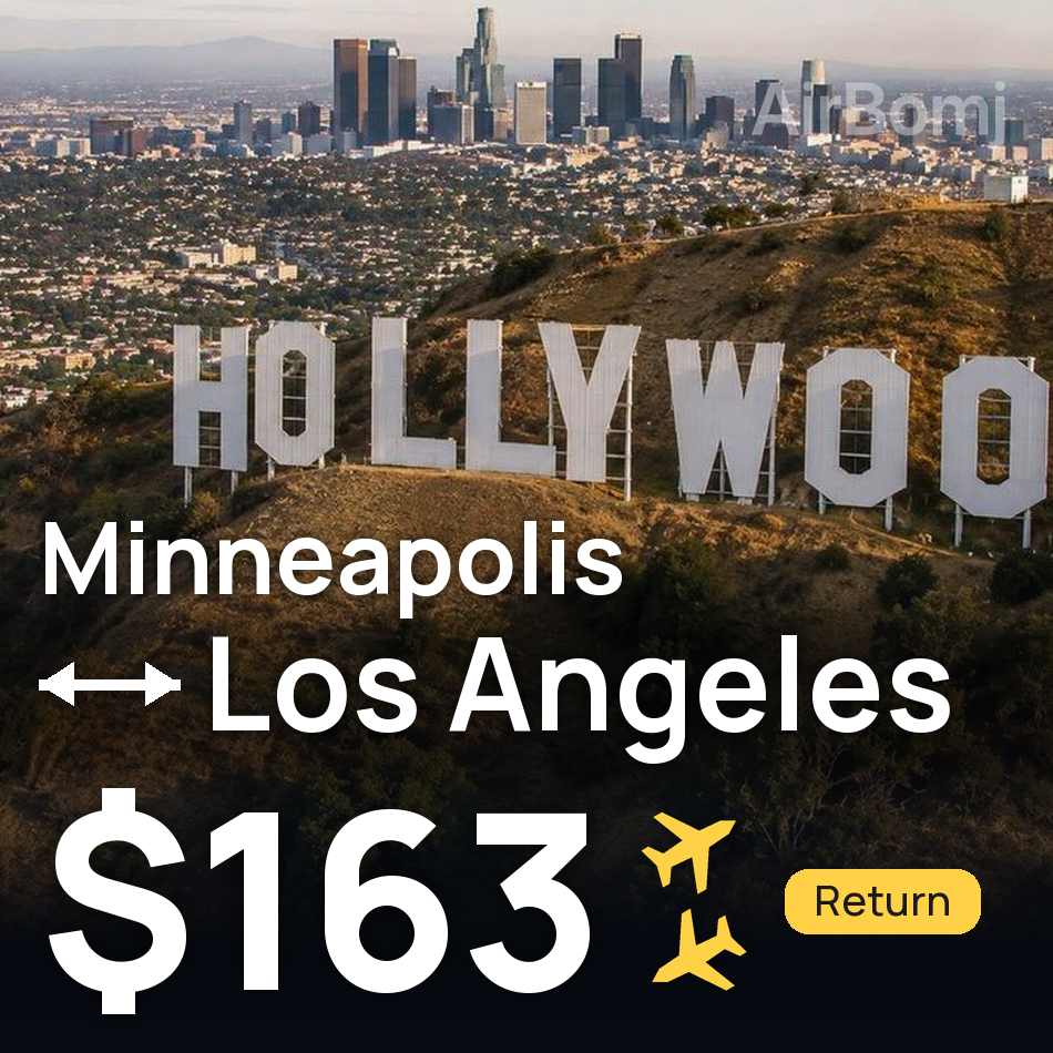 Passagem aérea: Saint Paul — Los Ángeles, $163