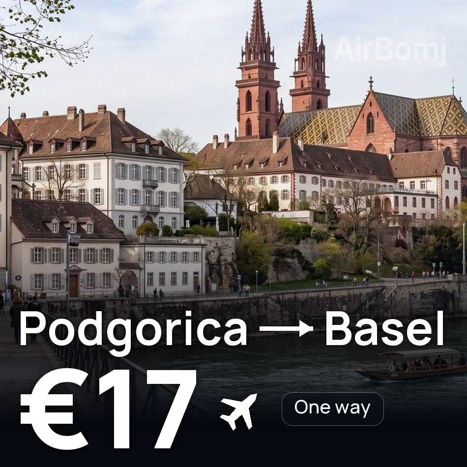Passagem aérea: Podgorica — Mulhouse, €17
