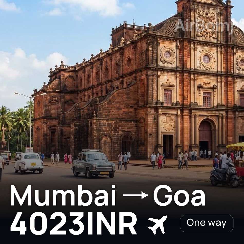 Bilet de avion: Mumbai — Goa, 4023INR