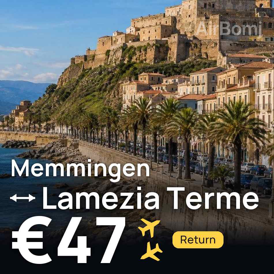 تذكرة طيران: ميمينجين — لاميتسيا تيرمي، €47