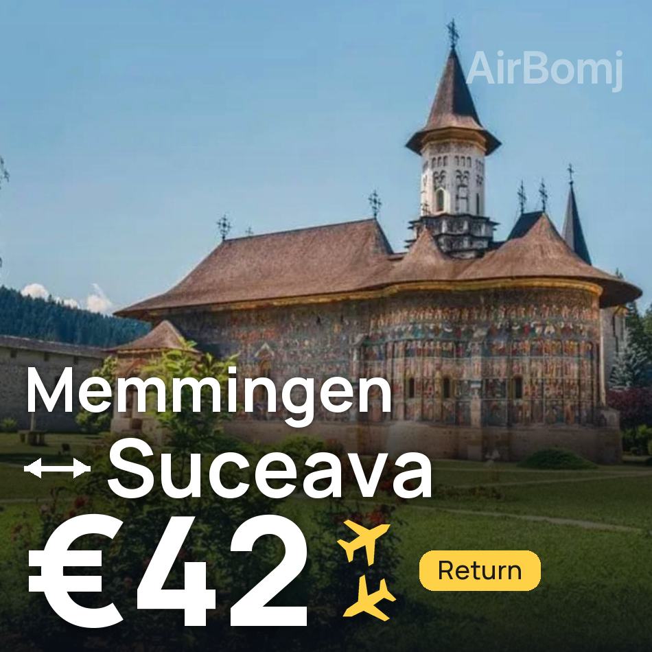 تذكرة طيران: ميمينجين — سوتشافا، €42