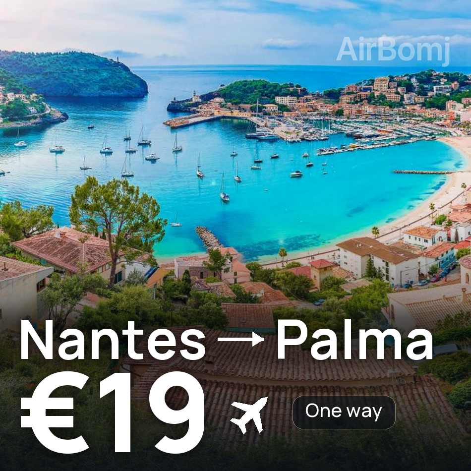 Biglietto aereo: Nantes — Palma de Mallorca, €19