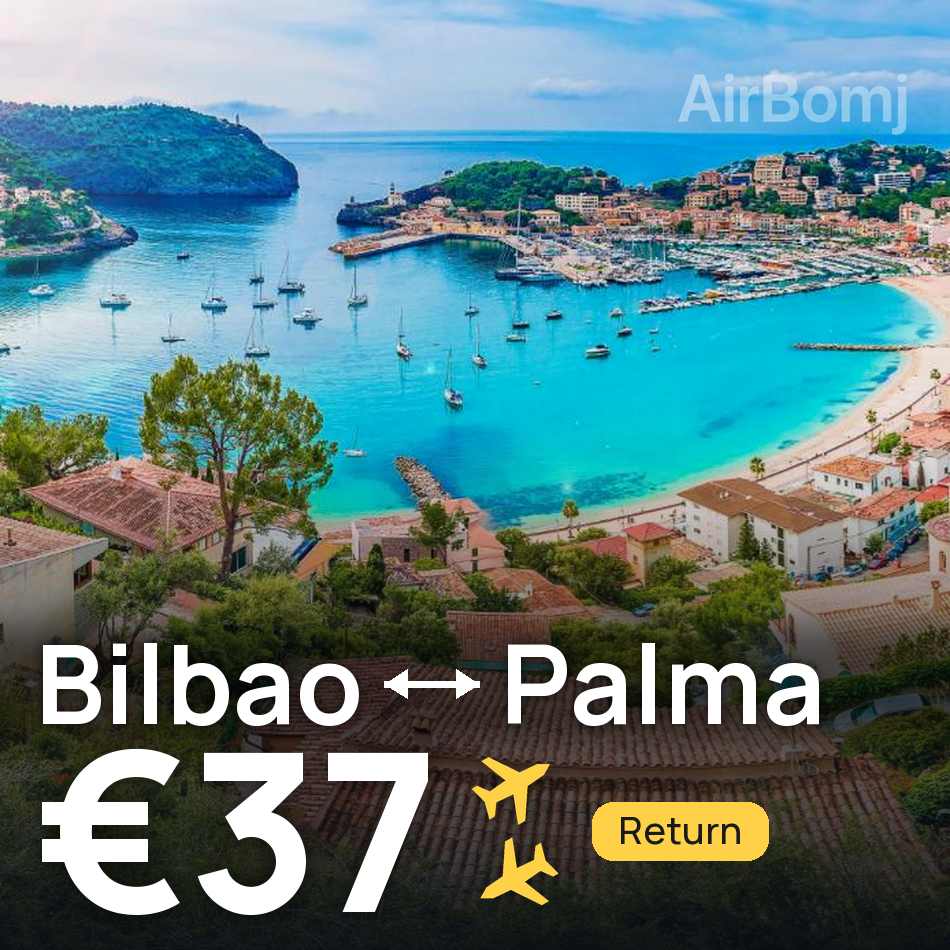 Billet d'avion : Bilbao — Palma de Mallorca, €37