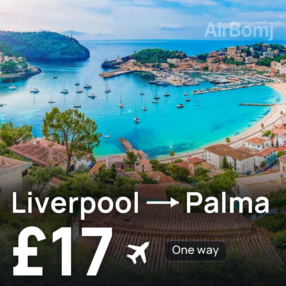 Biglietto aereo: Liverpool — Palma de Mallorca, £17