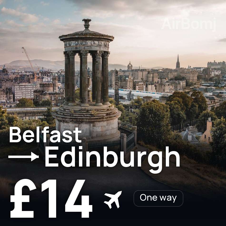 Flugticket: Belfast — Edinburgh, £14