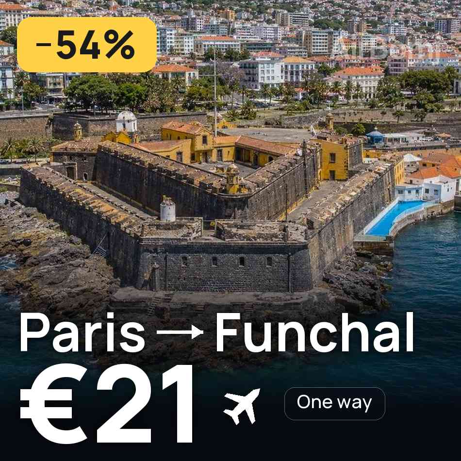 Flugticket: Paris — Madeira, €21