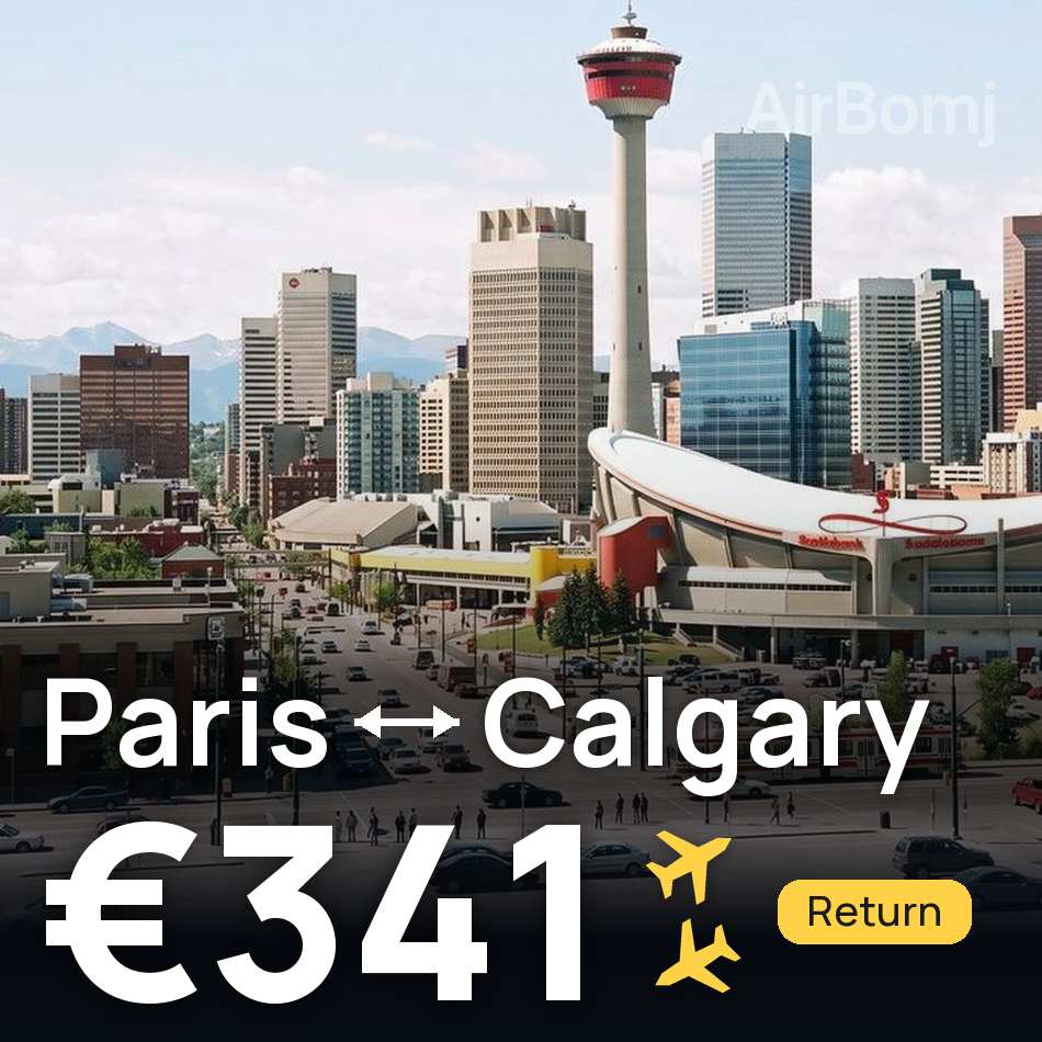 Flugticket: Paris — Calgary, €341