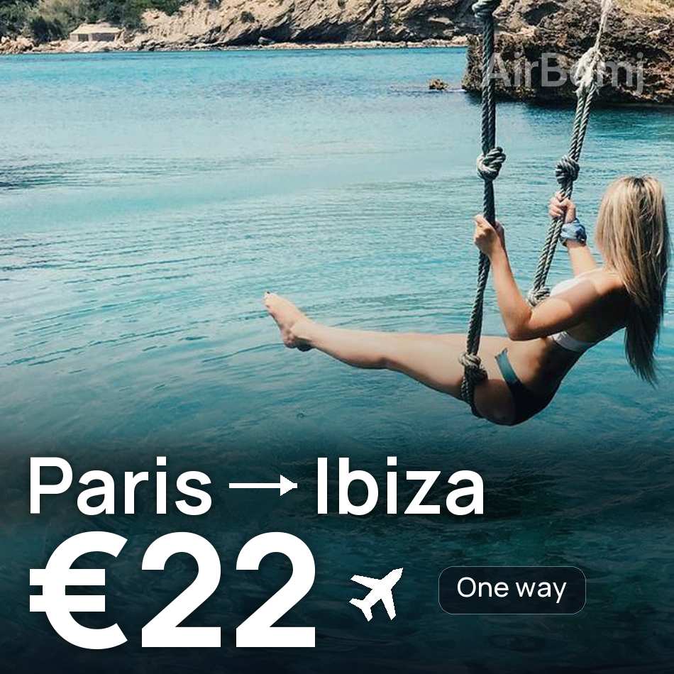 Flugticket: Paris — Ibiza, €22