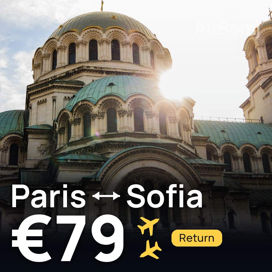 Flugticket: Paris — Sofia, €79