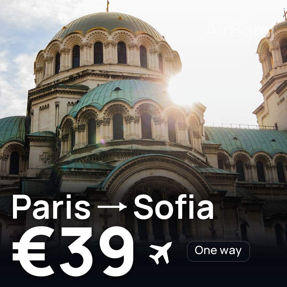Flugticket: Paris — Sofia, €39