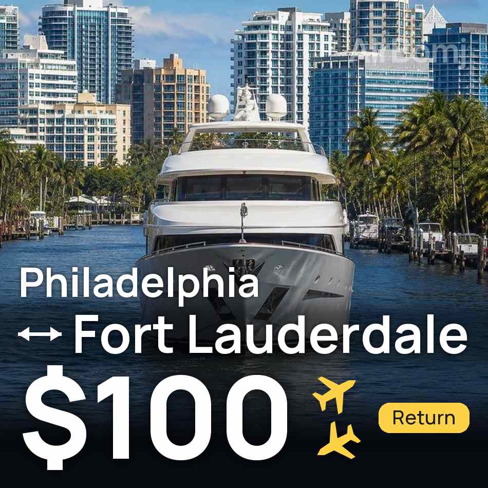 Bilet de avion: Philadelphia — Fort Lauderdale, $100