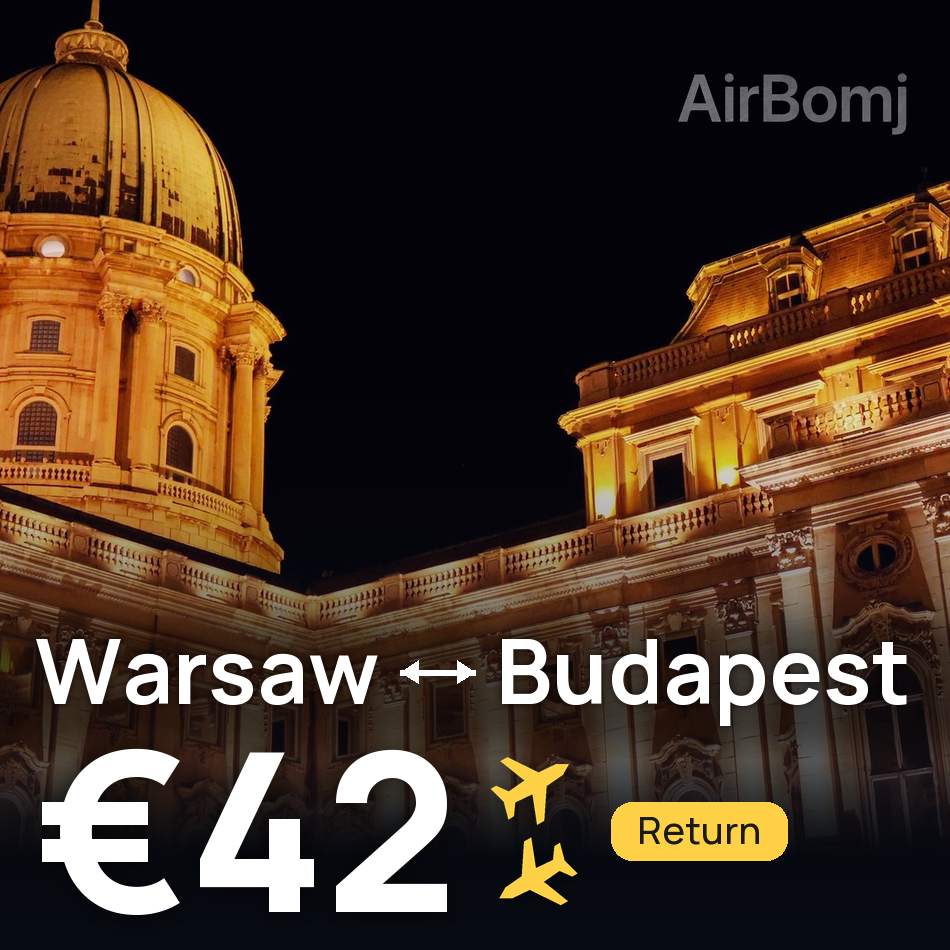 Biglietto aereo: Varsavia — Buda, €42