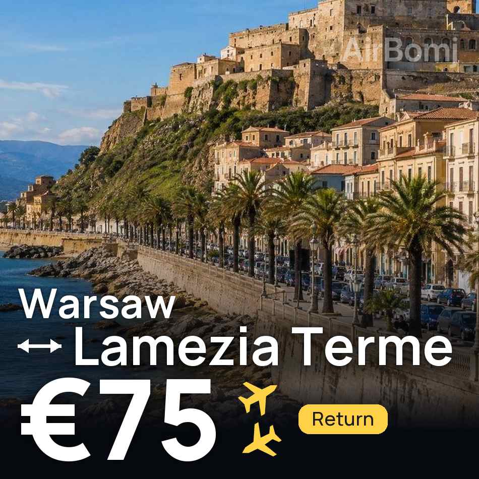 Biglietto aereo: Varsavia — Lamezia Terme, €75