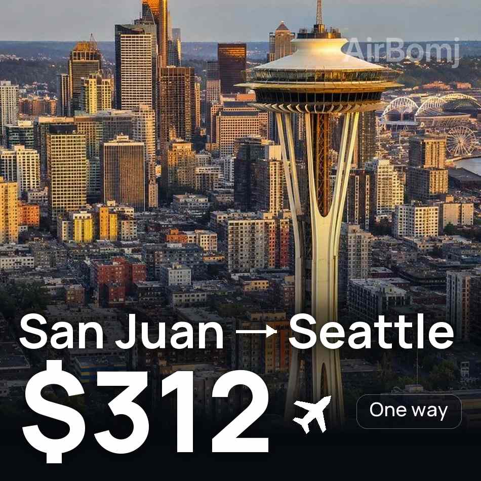 Billet d'avion : San Juan — Seattle, $312