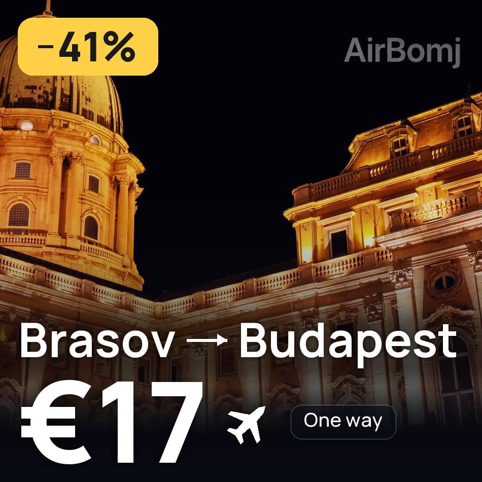 Billet d'avion : Brașov — Buda, €17