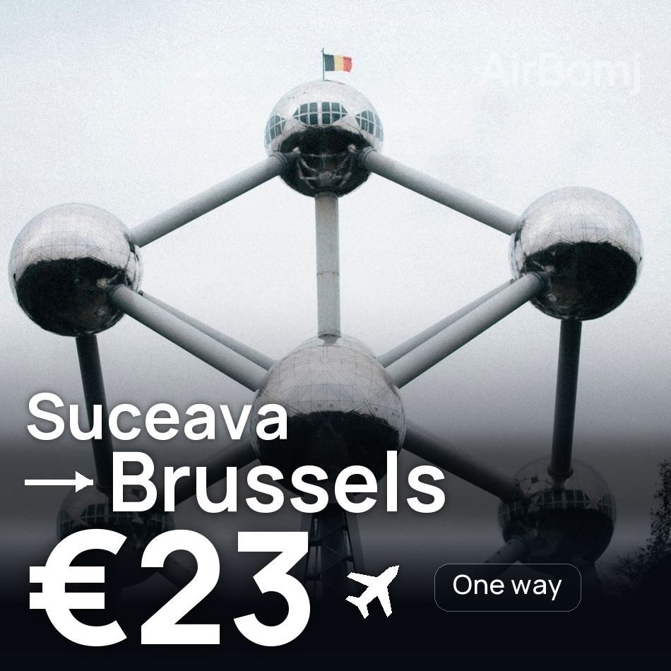 Tiket pesawat: Suceava — Brussels, €23