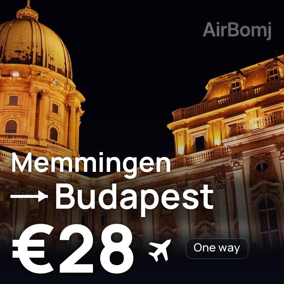 Billete de avión: Memmingen — Buda, €28
