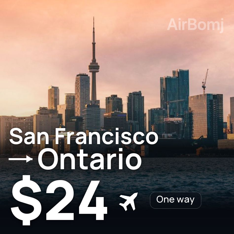 Billet d'avion : San Francisco — Ontario, $24