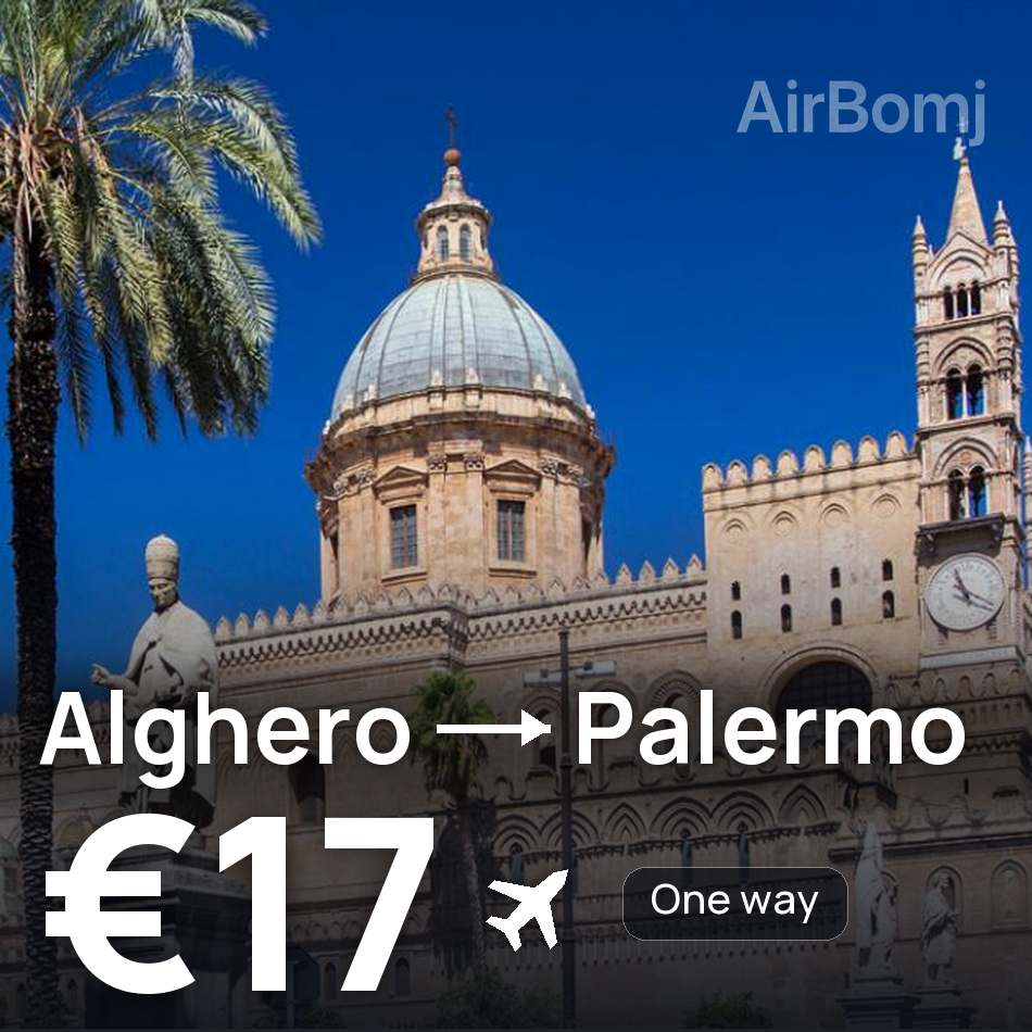 Flugticket: Alghero — Palermo, €17