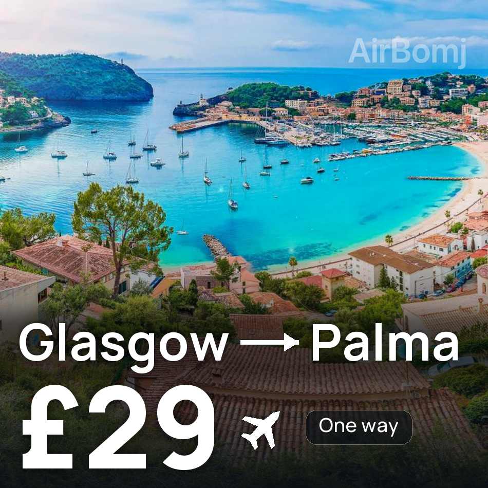 Uçak bileti: Glasgow — Palma, £29
