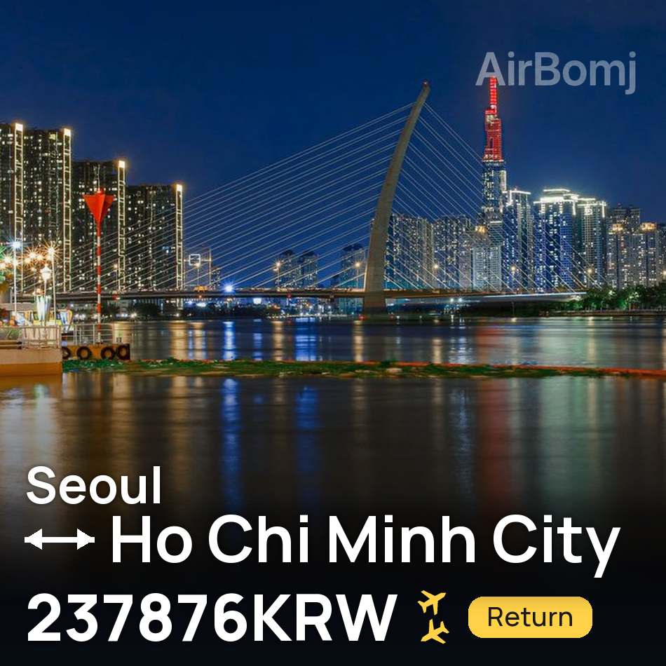 Bilet de avion: Seoul — Ho Chi Minh City, 237876KRW