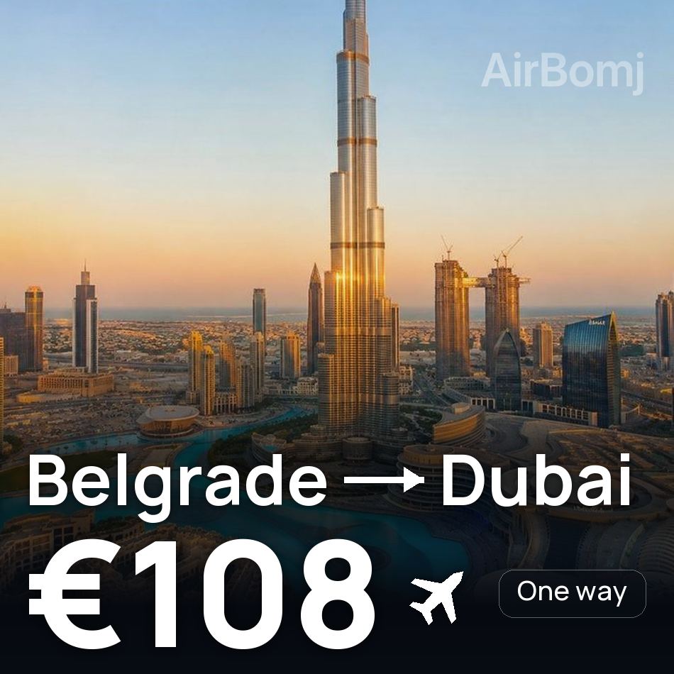 Flugticket: Belgrad — Dubai, €108
