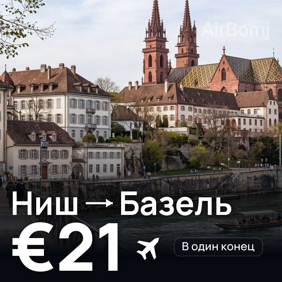 Авиабилет: Ниш — Базель, €21