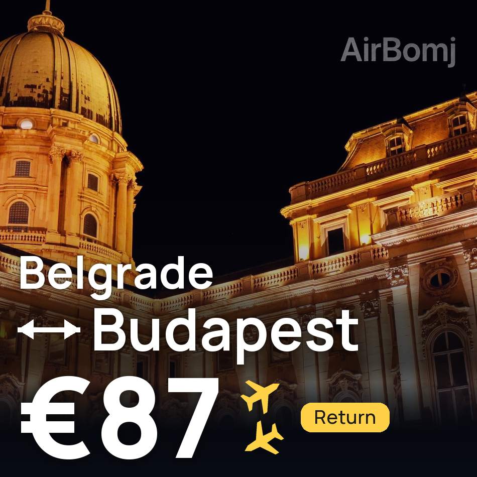 Flugticket: Belgrad — Buda, €87
