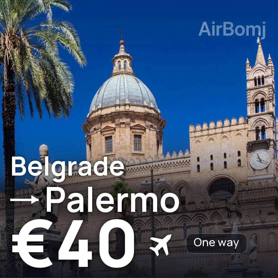 Flugticket: Belgrad — Palermo, €40