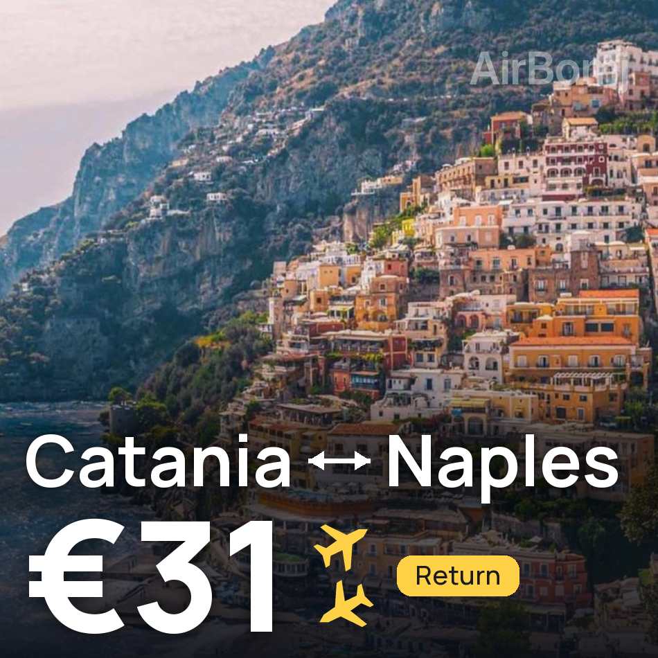 Flugticket: Catania — Neapel, €31