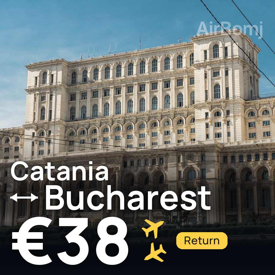 Flugticket: Catania — Bukarest, €38