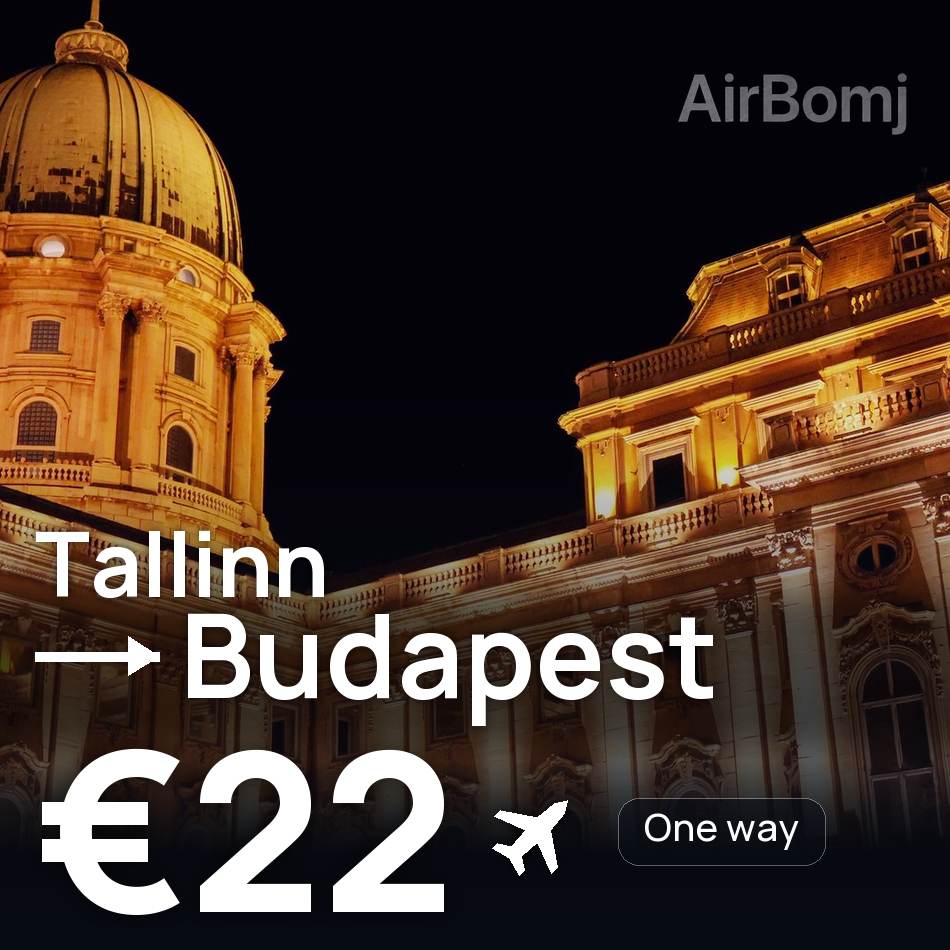 Billete de avión: Tallin — Buda, €22