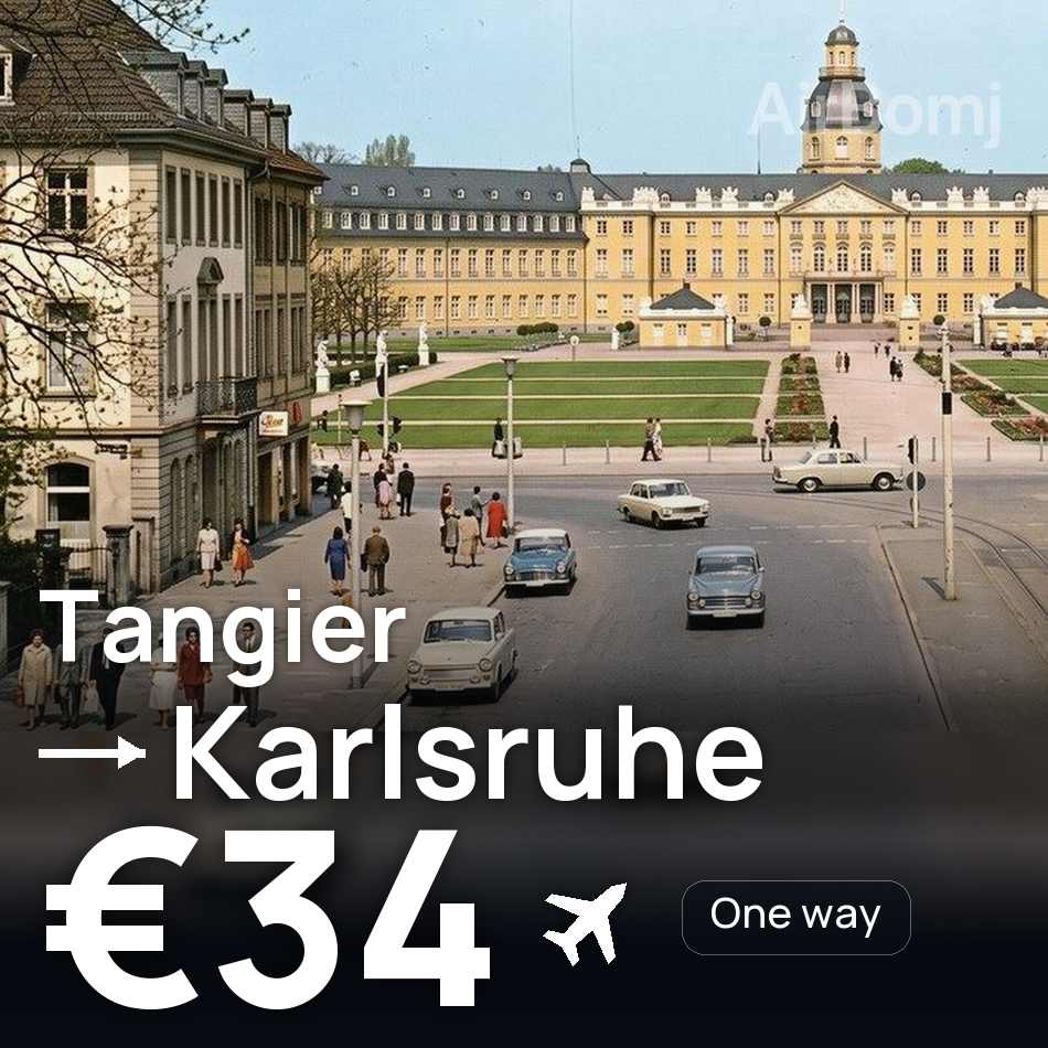 Passagem aérea: Tânger — Baden-Baden, €34