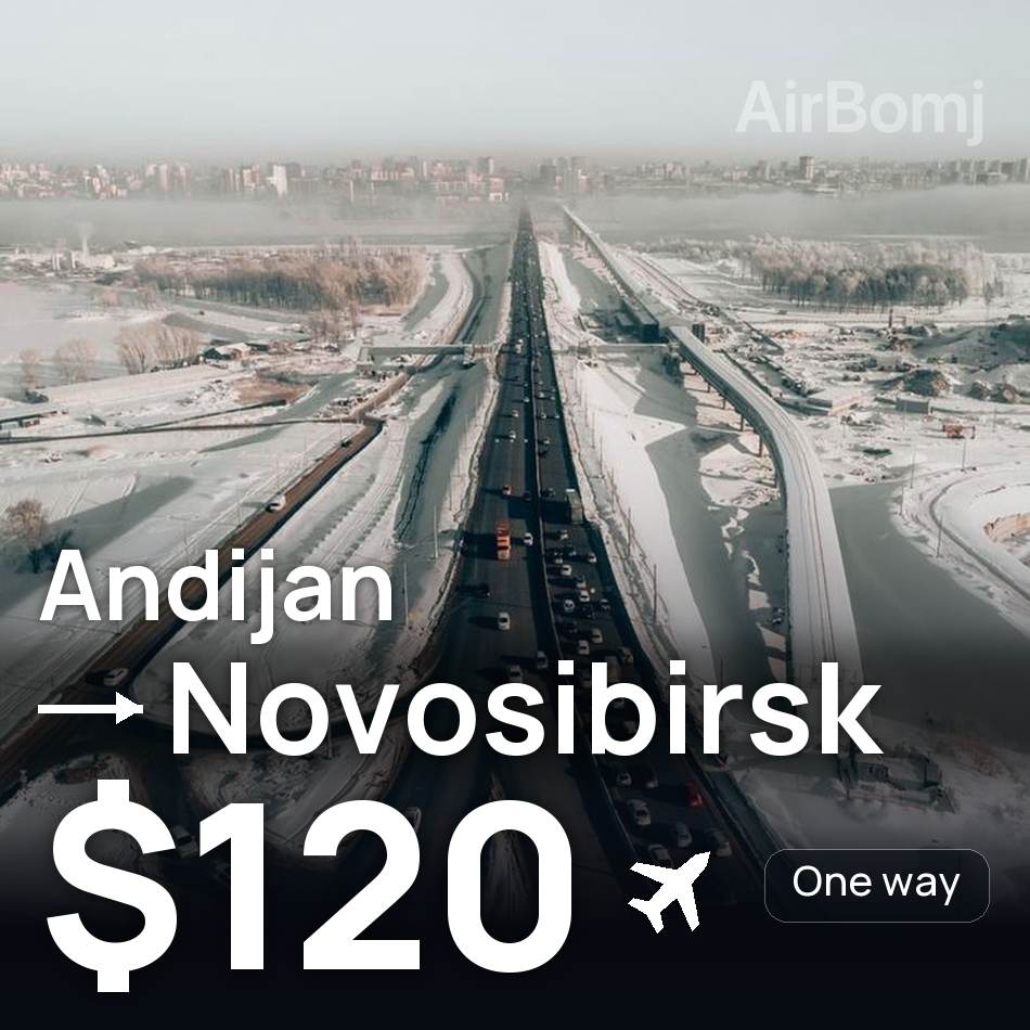 Tiket pesawat: Andijan — Novosibirsk, $120